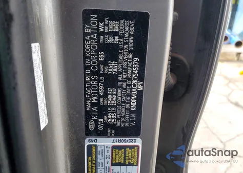 2019 Kia Sportage Lx из США, поврежденный, VIN KNDPM3AC2K7545379